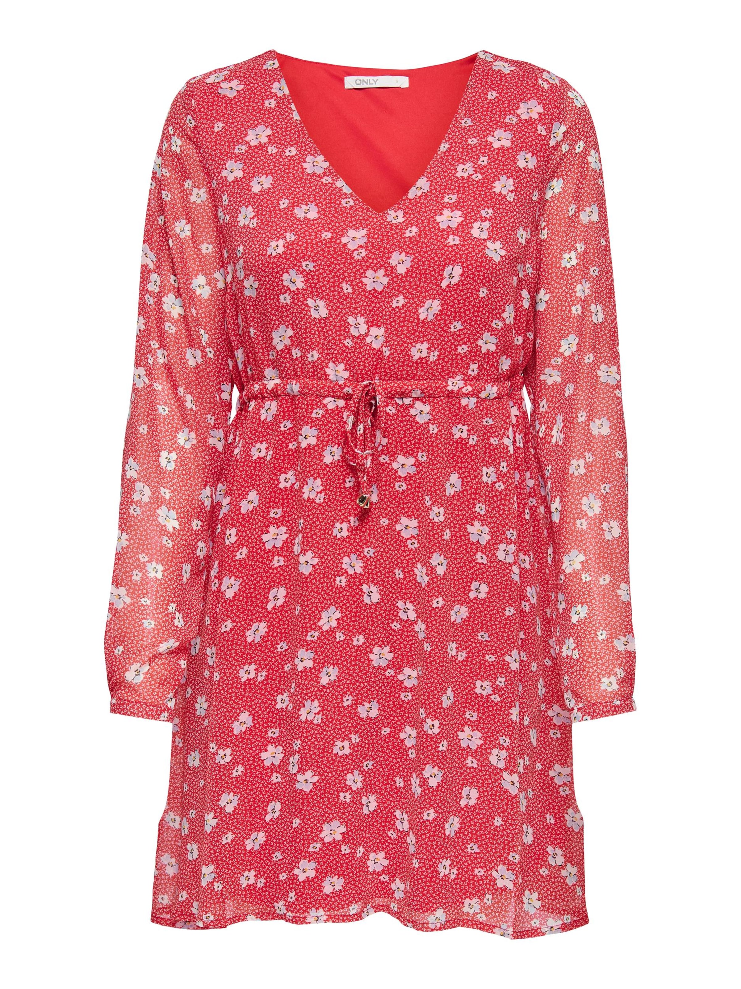 ONLY - Vestido 'HANNA' em vermelho: frente