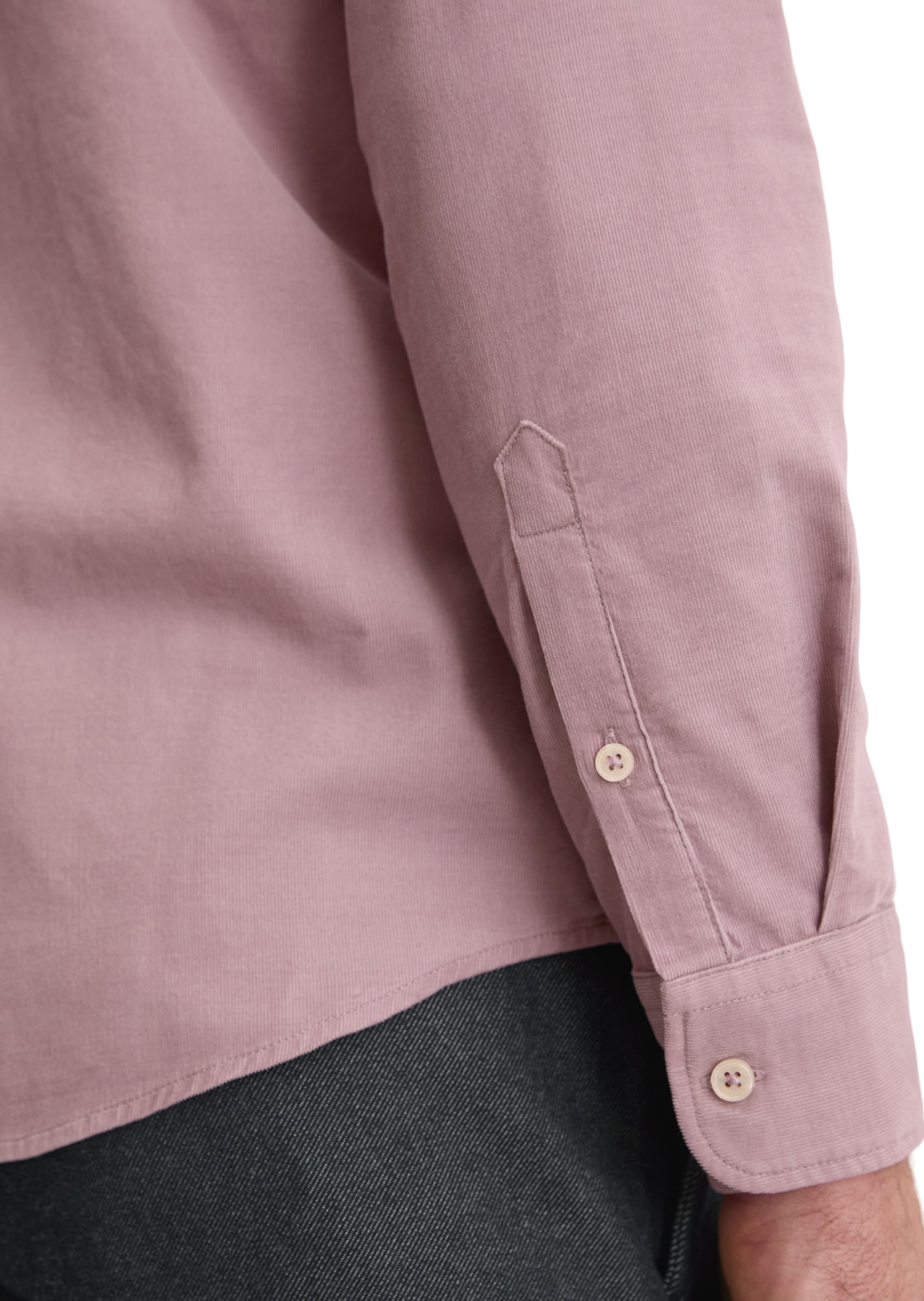 Marc O'Polo Slim fit Button Up Shirt in Purple