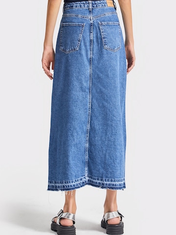 IT'S BASIC Skirt 'Midi Denim Skirt' in Blue