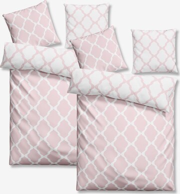 HOME AFFAIRE Duvet Cover in Pink: front