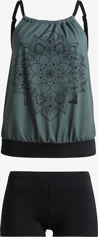 bonprix Tankini värissä vihreä: etupuoli
