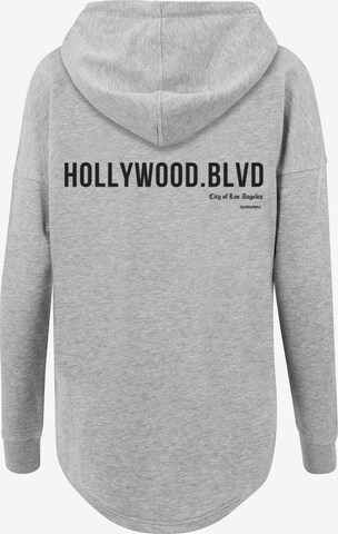 F4NT4STIC Sweatshirt 'Hollywood blvd' in Grey: front