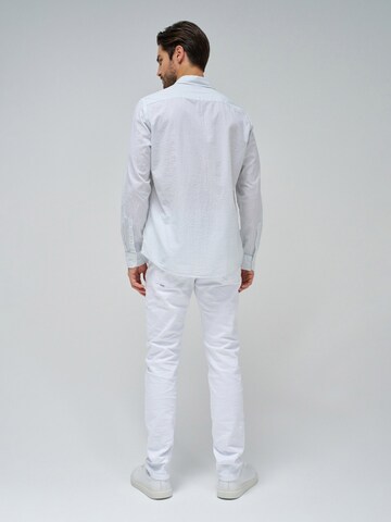 Salsa Jeans Regular fit Overhemd 'Birmingham' in Blauw