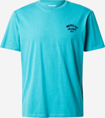 T-Shirt WRANGLER en vert : devant