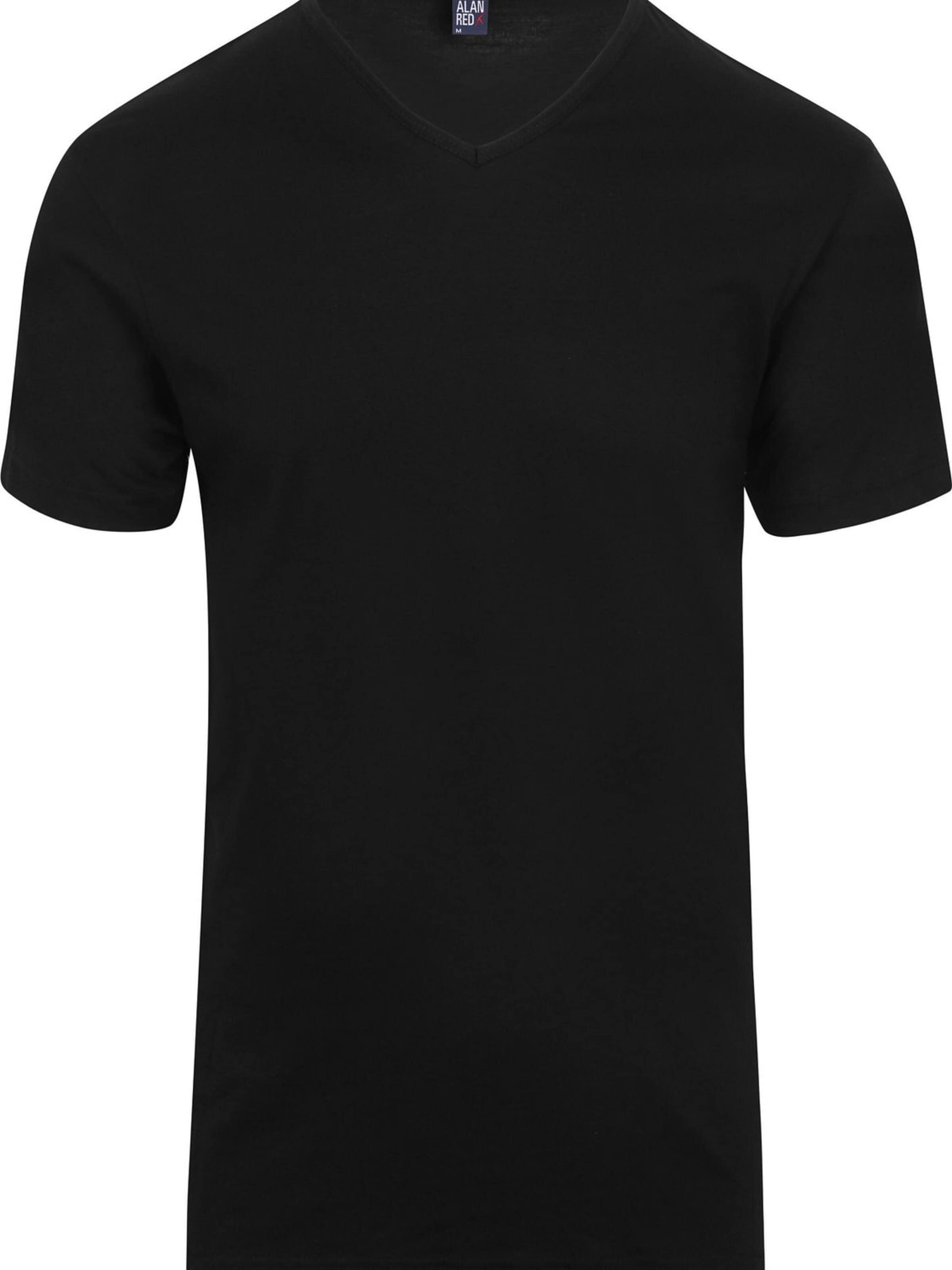 alan red Shirt 'Vermont' in Zwart: voorkant