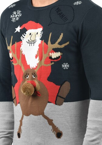 Pull-over 'Rudolph' BLEND en mélange de couleurs