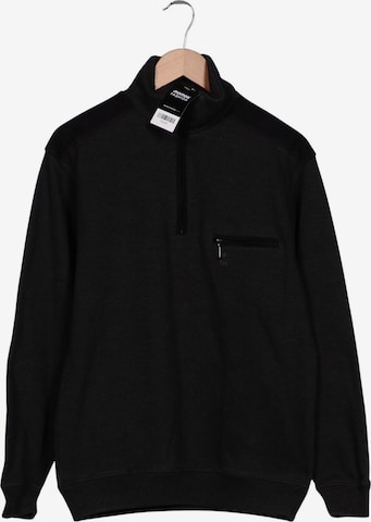 HECHTER PARIS Sweater & Cardigan in L-XL in Black: front