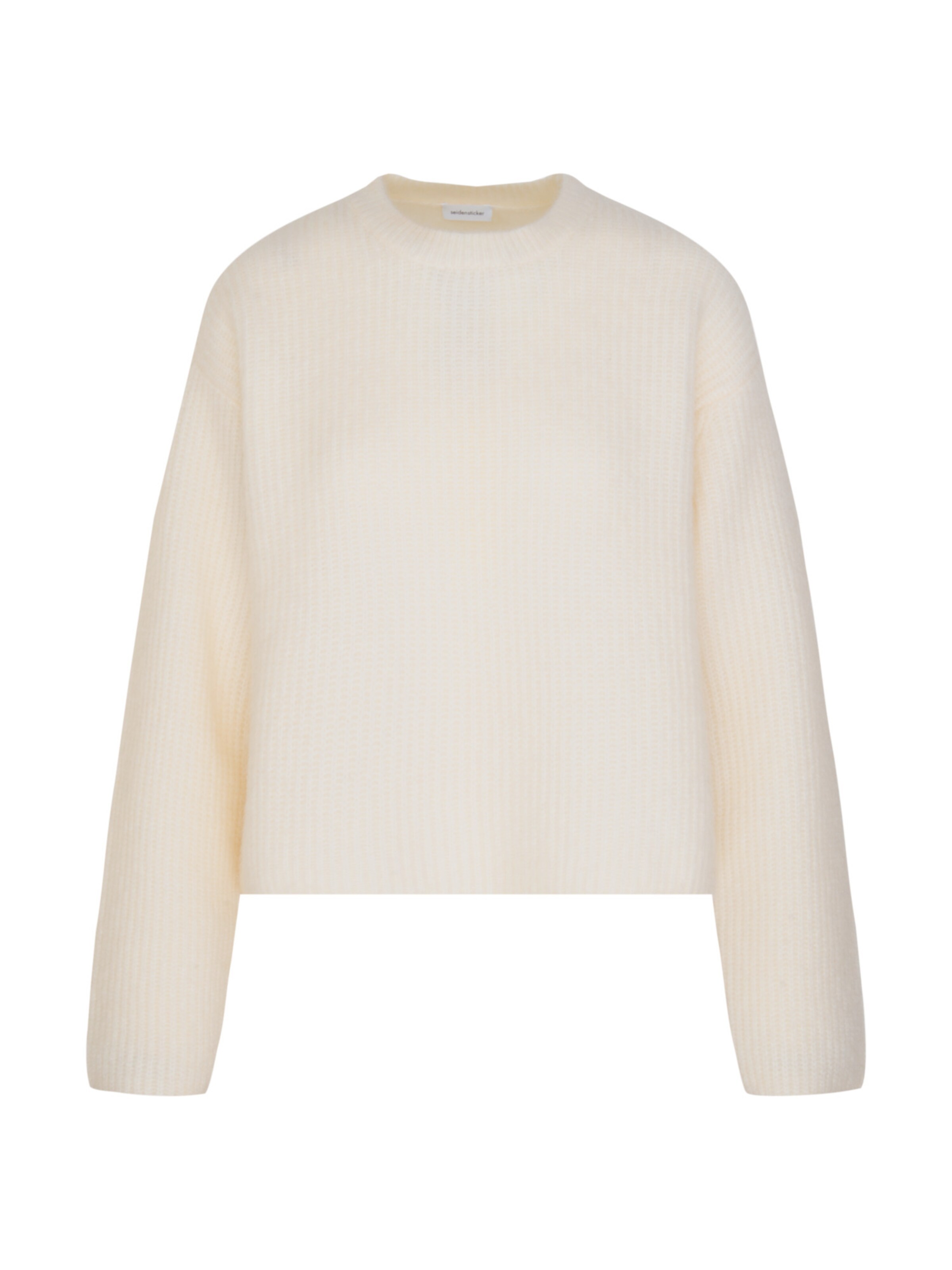 Pull-over 'Schwarze Rose' SEIDENSTICKER en blanc : devant