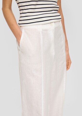 Loosefit Pantaloni di s.Oliver in bianco