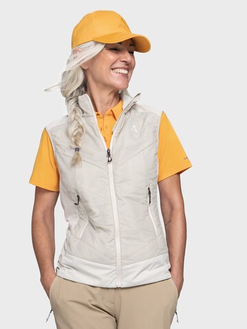 Gilet ' Hiking Hybrid Vt Style Blaueis WMS ' Schöffel en beige : devant