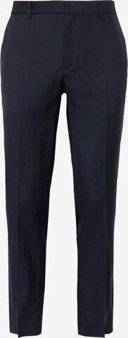Harmony Paris Regular Trousers with creases 'PETER' in Blue: front