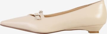 Super Mode - Bailarina 'Ballerinas mit Absatz' en beige: frente