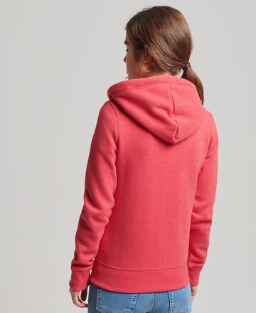 Veste de survêtement Superdry en rouge