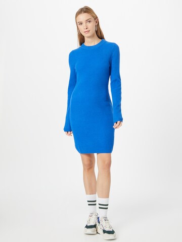 GAP Pletené šaty - Modrá: predná strana