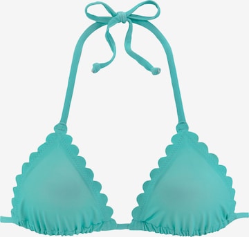 LASCANA Bikini top in Blue: front