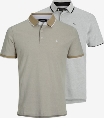 T-Shirt 'JJEPAULOS' JACK & JONES en beige : devant