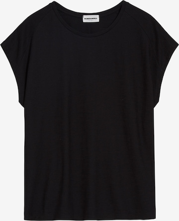 ARMEDANGELS Shirt in Zwart: voorkant