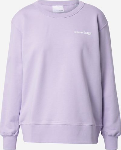 KnowledgeCotton Apparel Суичър 'DAPHNE' в люляк / бяло, Преглед на продукта