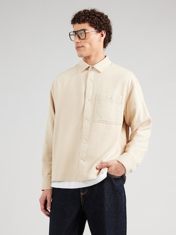 GAP Regularny krój Koszula w kolorze beżowy: przód