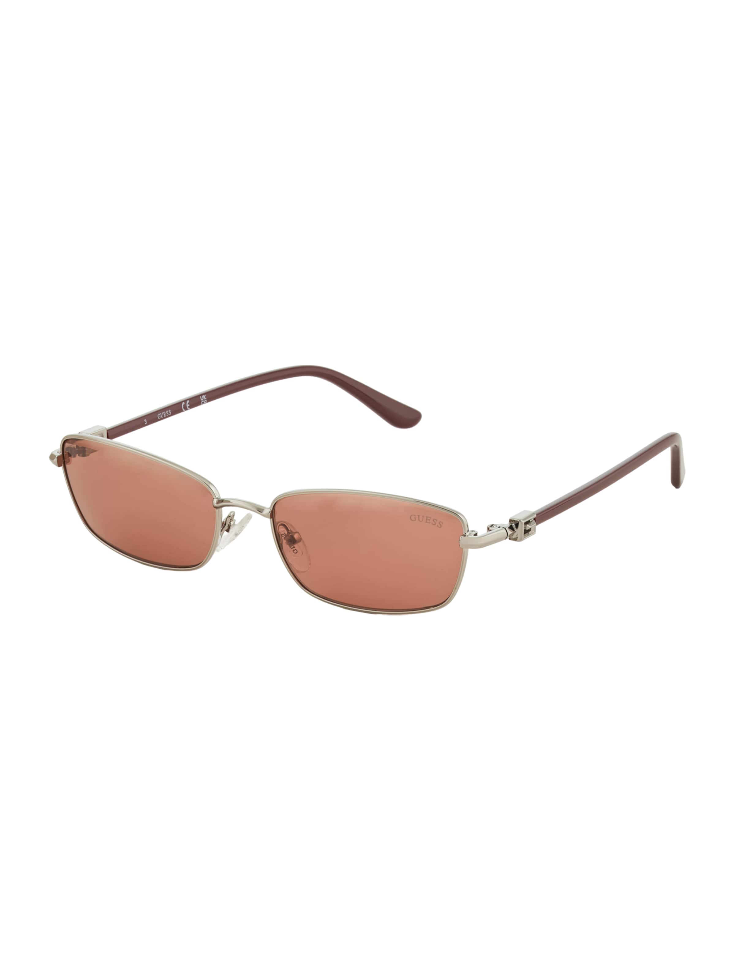 Lunettes de soleil GUESS en gris : devant