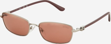 Lunettes de soleil GUESS en gris : devant