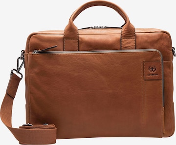 STRELLSON Aktentasche 'Hyde Park' in Braun: Vorderseite