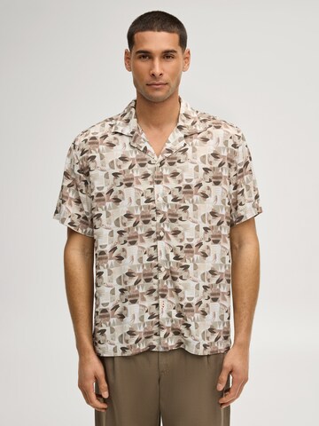 Coupe regular Chemise 'Hanes' JOOP! Jeans en beige : devant