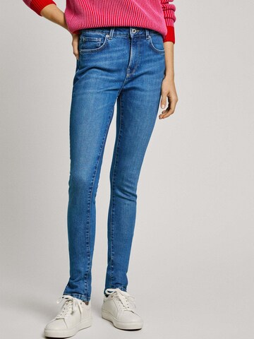 Pepe Jeans Slimfit Jeans in Blauw: voorkant