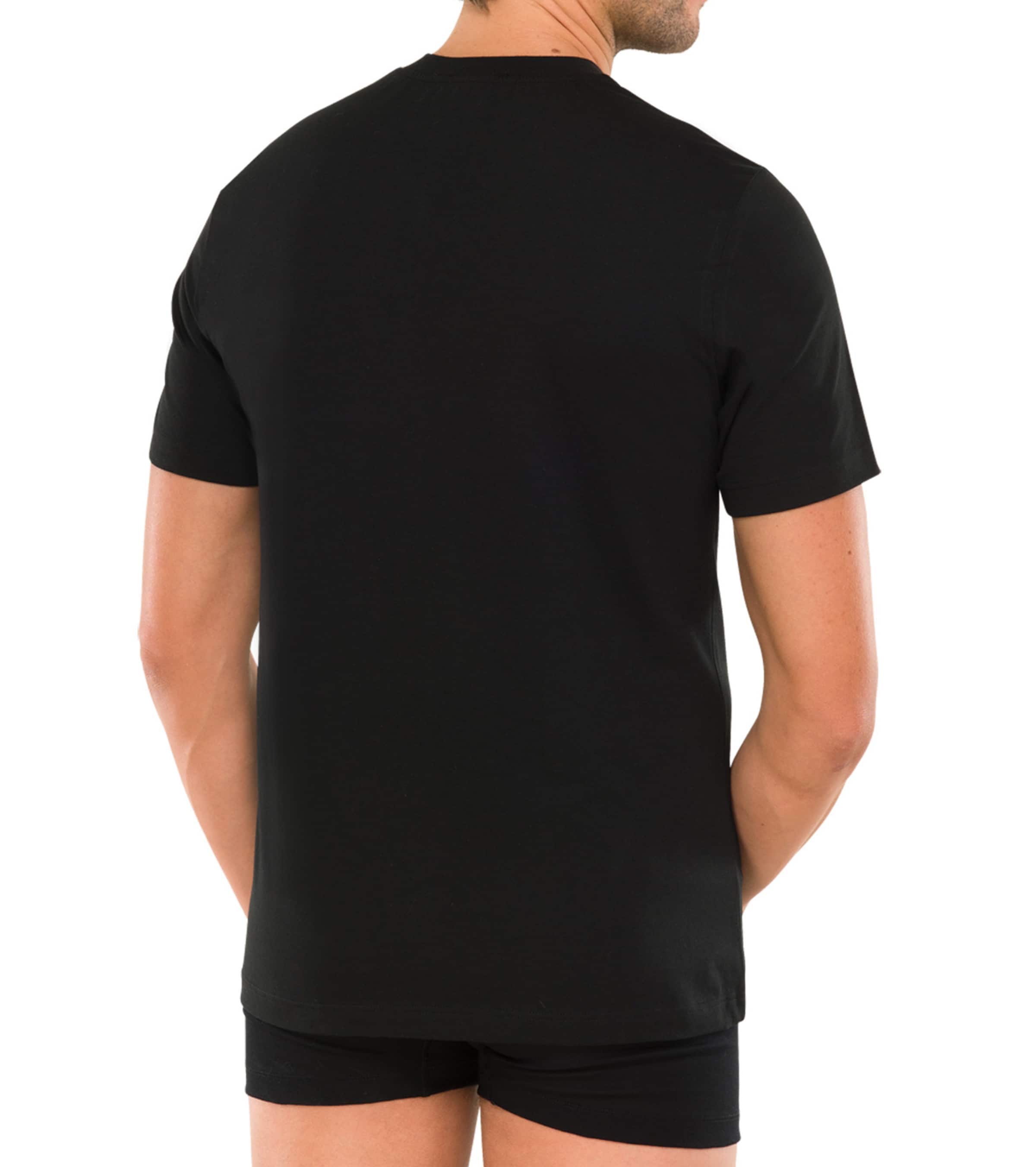 T-Shirt SCHIESSER en noir