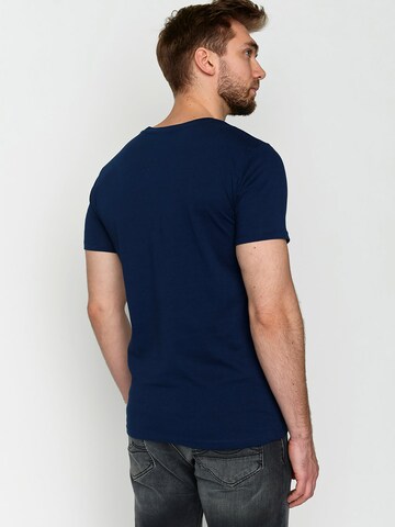 Maglietta 'Animal Meerkat' di GREENBOMB in blu