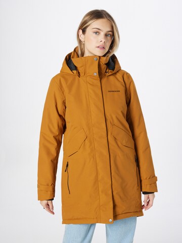 Didriksons Between-seasons parka 'Tanja' in Yellow: front