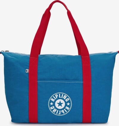 Pirkinių krepšys 'Art' iš KIPLING, spalva – mėlyna / raudona / balta, Prekių apžvalga