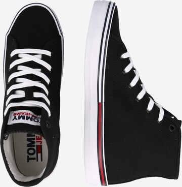Tommy Jeans High-Top Sneakers in Black