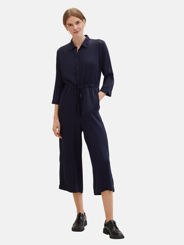 TOM TAILOR Jumpsuit in Blauw: voorkant