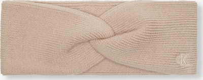 Galvos juosta iš Calvin Klein, spalva – kapučino spalva, Prekių apžvalga