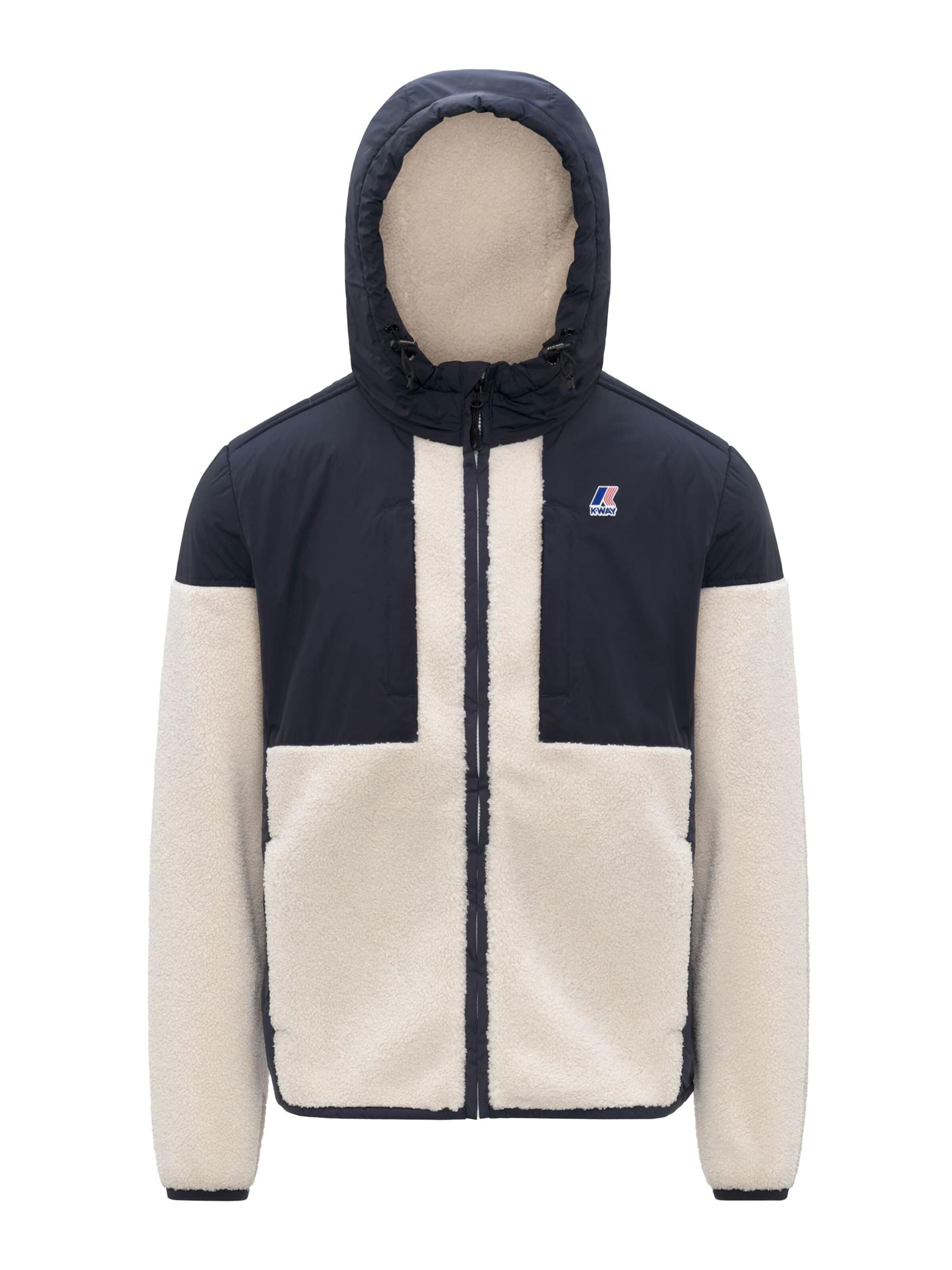 Veste d’hiver 'K-WAY SAMSON 4.0 ORSETTO GIUBBINO' K-Way en beige : devant