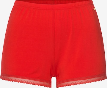 LASCANA Pajama Pants in Red: front