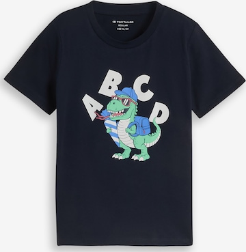 TOM TAILOR - Camiseta en azul: frente
