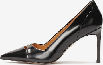 Kazar Pumps i svart: forside