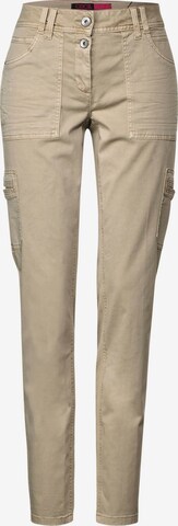 CECIL Cargo Pants in Beige: front