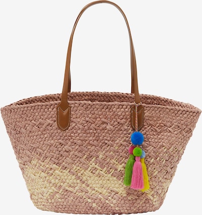 ebeeza Rantakassi värissä norsunluu / ruskea / vihreä / malva, Tuotenäkymä