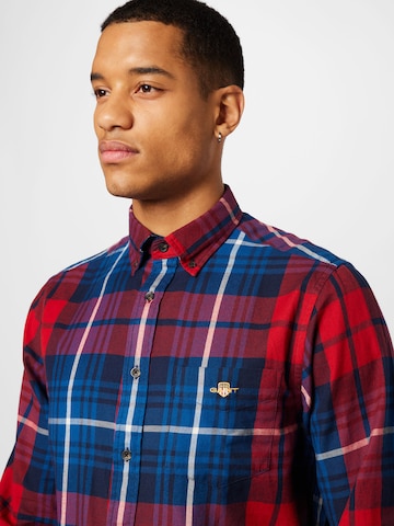 GANT Regular fit Button Up Shirt in Red