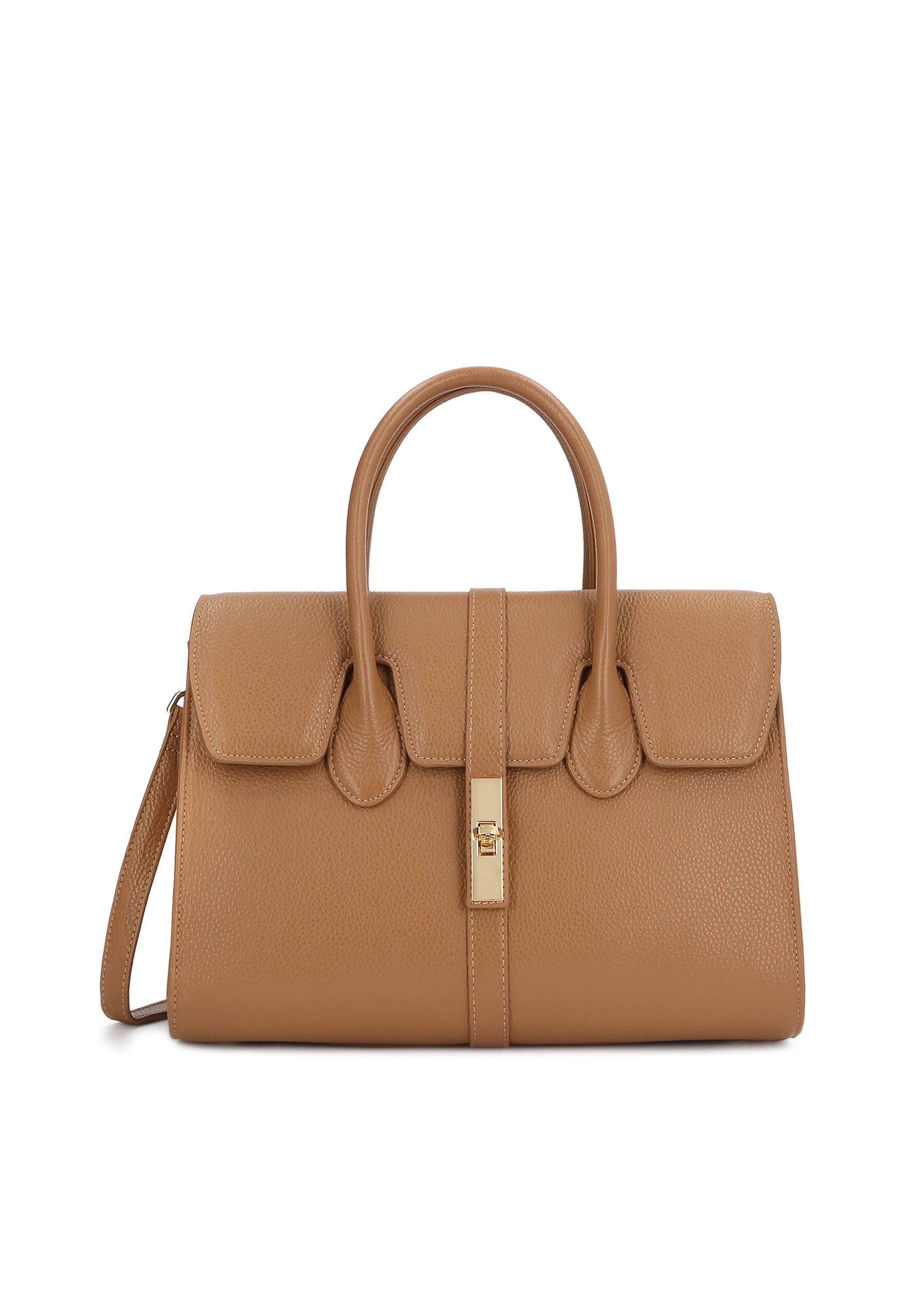 Kazar Håndtaske i karamel, Produktvisning