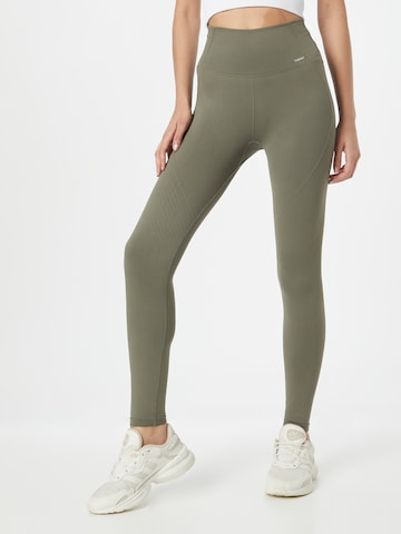 aim'n Skinny Workout Pants in Green: front