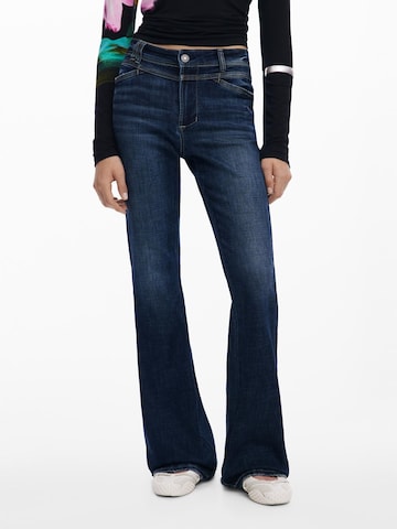 Flared Jeans di Desigual in blu: frontale