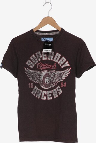Superdry Shirt in S in Brown: front