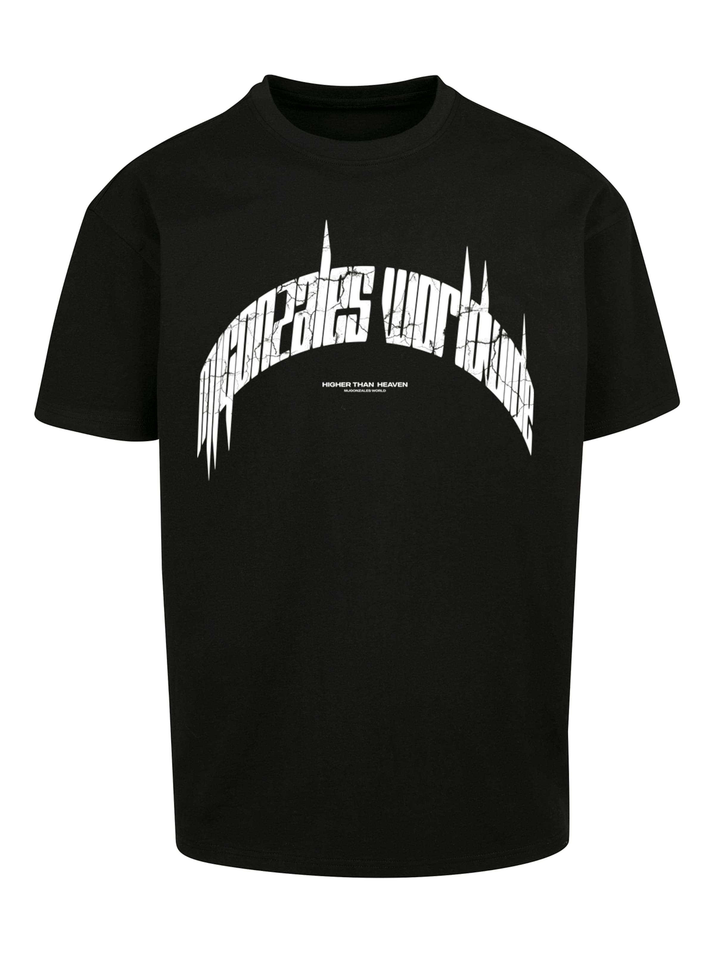 MJ Gonzales Tričko - Čierna: predná strana