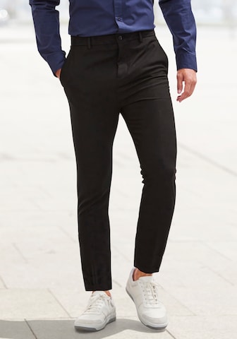 JOHN DEVIN Normalny krój Spodnie w kolorze czarny: przód