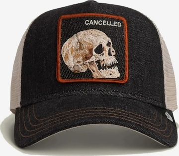 GOORIN Bros.Šilterica 'Gorra goorin bros black denim calavera denim skull trucker cap' - crna boja: prednji dio