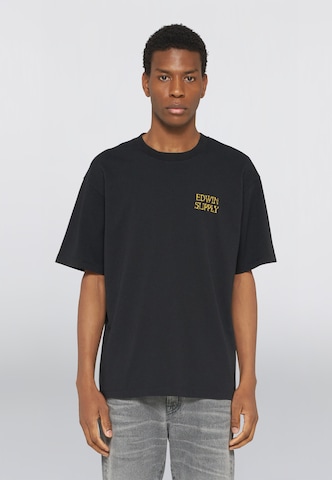 T-Shirt 'Synthetic Reality' EDWIN en noir